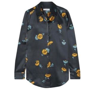Equipment 100% Silk Floral Button Down Shirt